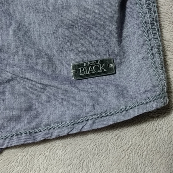 The Buckle Black series button down Sz. XL NWOT - Picture 4 of 8